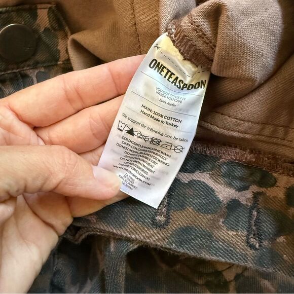 One Teaspoon Sinners Women’s 27 Leopard Print Barrel Harem Pants 100% Cotton - Picture 10 of 15